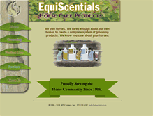 Tablet Screenshot of equiscentials.com